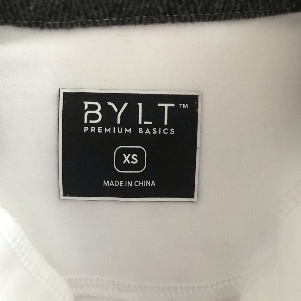 NWT BYLT Basics Women’s Fairway Quarter Zip Pullover White Size XS - Picture 8 of 11